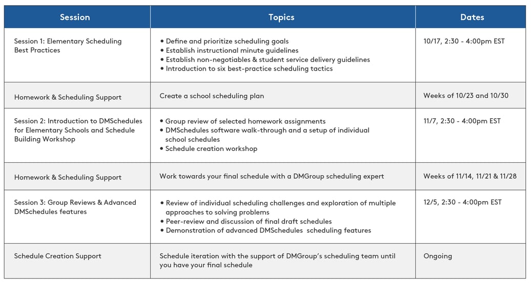 Elementary School Scheduling Academy calendar_FALL-1